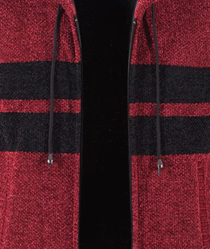 ZITY Men's Knitted Full Zip Slim Fit Warm with Pockets Hoodie-DUMFH05013|Zitysports