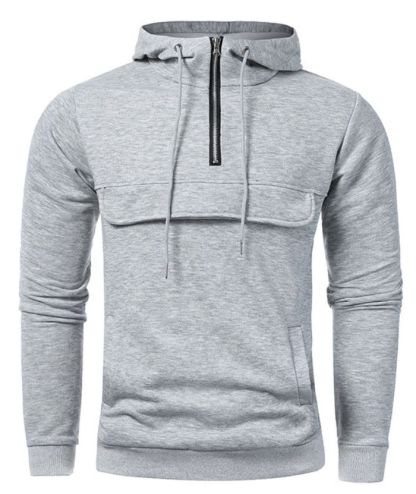 ZITY Men's Light Weight Breathable Hoodie with Side Pockets-DUMFH05032|Zitysports