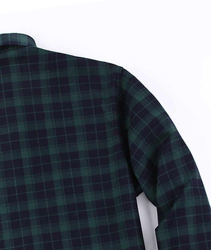 ZITY Men's Slim Fit Long Sleeve Plaid Shirt-DUMJA05351|Zitysports