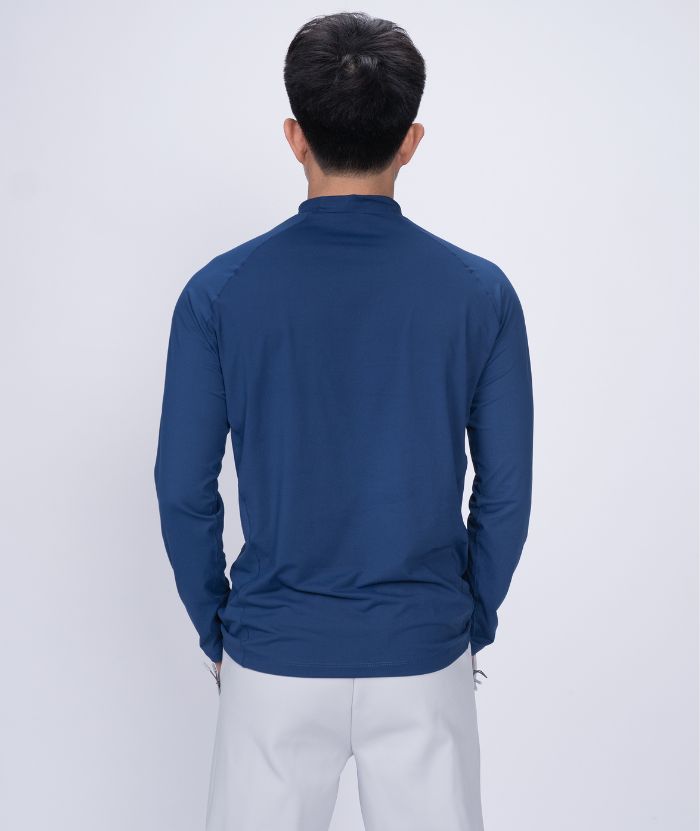 ZITY Men's Long Sleeve Pullover Polo Shirt-88168