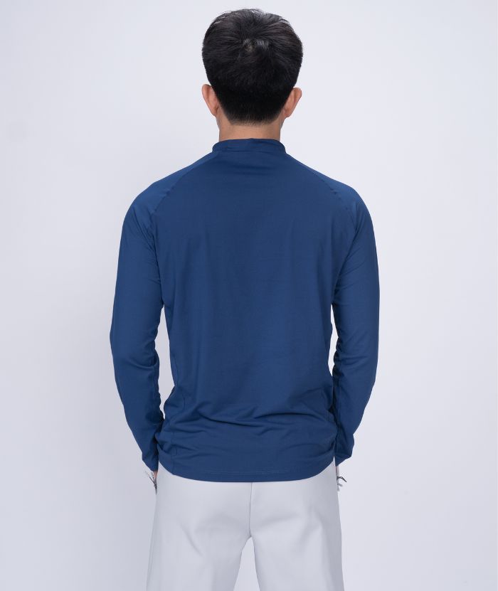 ZITY Men's Long Sleeve Pullover Polo Shirt-88168