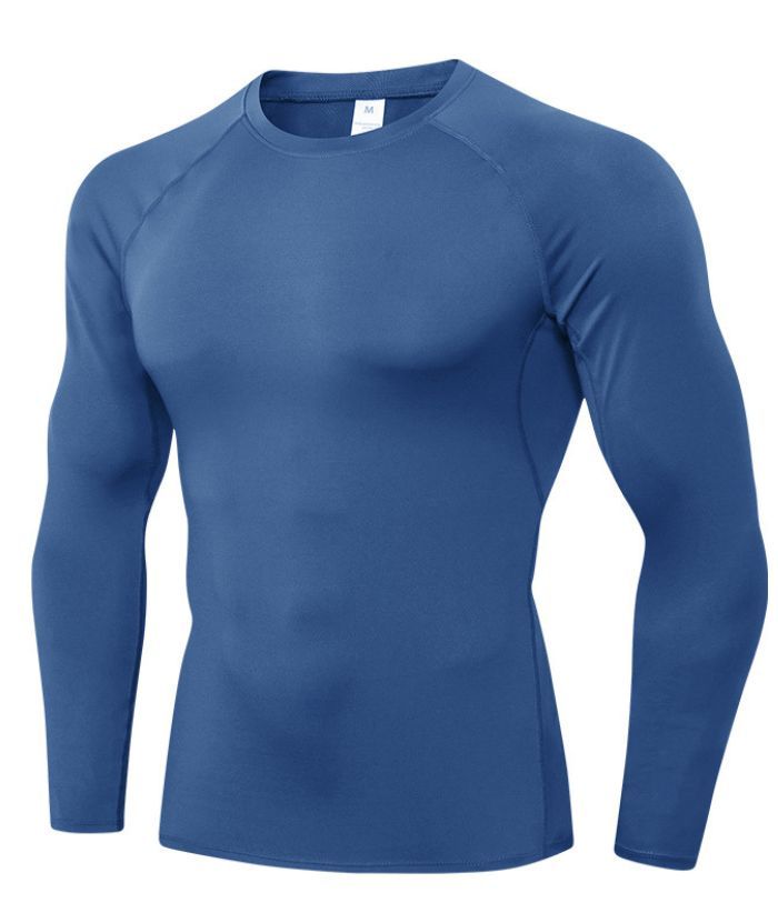 ZITY Men's Round Neck Long Sleeve T-Shirt-DUMLS05954