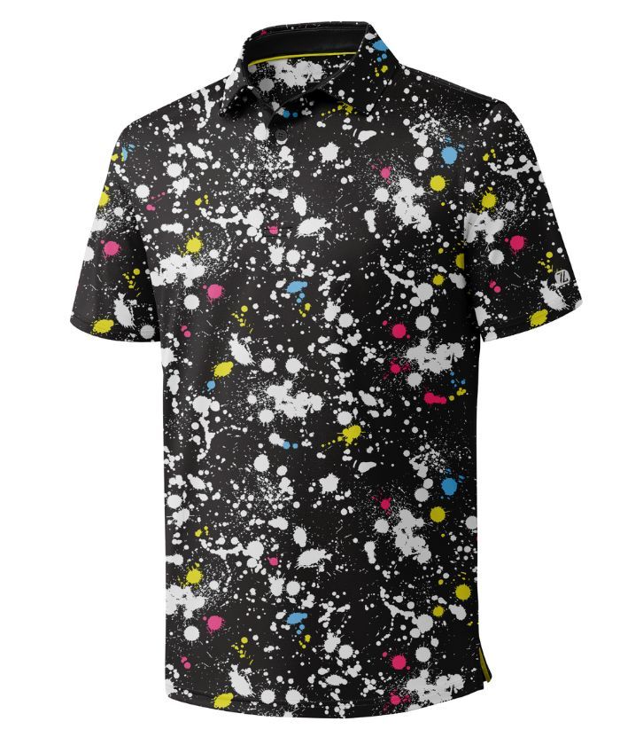 ZITY Men's 3 Button Slim Fit Polo Shirt-CUMPO05189