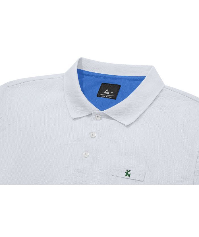 ZITY Men's 3 Button Up Slim Fit Polo Shirt-CUMPO03041