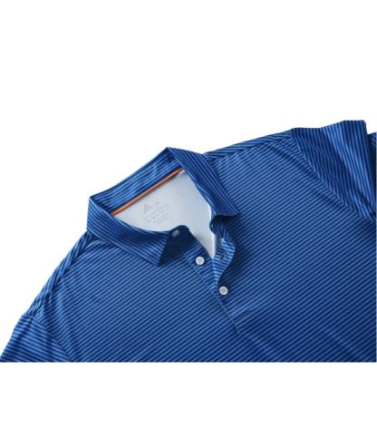 ZITY Men's Button Up Stripe Polo Shirt-CFMPO00062