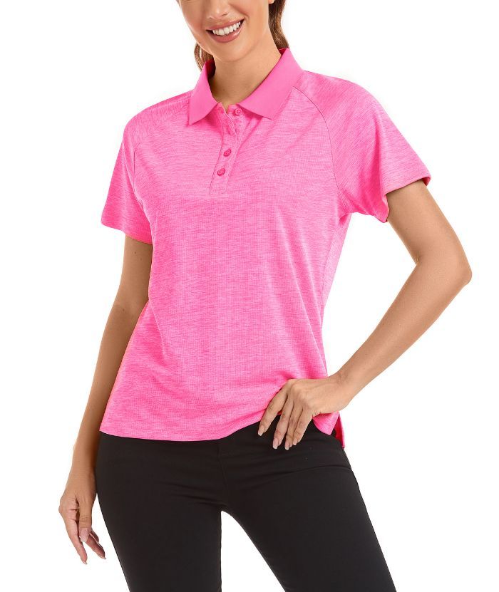 ZITY Women's Casual Slim Fit Sports Polo Shirt-CUWPO01363
