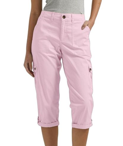 ZITY Women's Solid Color Multi Pocket Three Quarter Pant-DUWCS06170
