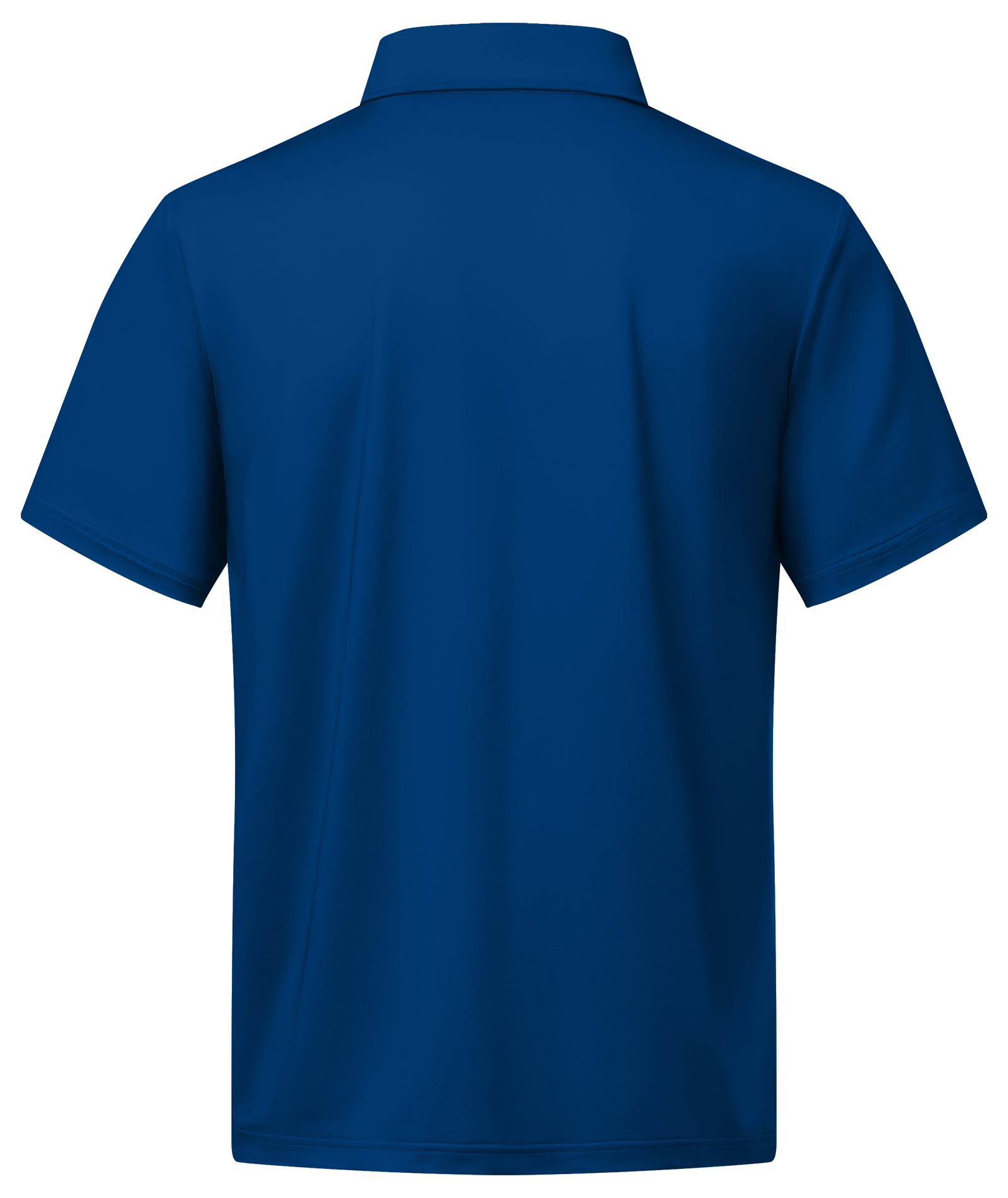 ZITY Men's Button Up Dri Fit Print Polo Shirt-CUMPO02480