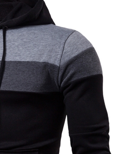 ZITY Men's Zipper Casual Fashion Long Sleeve Sweatshirt-DUMFH04870 | Zitysports