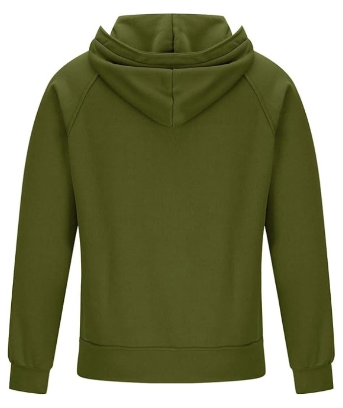 ZITY Men's Half Zipper Vintage Casual Multi-Pockets Hoodie-DUMFH04894 | Zitysports