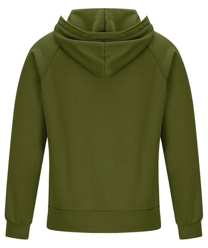 ZITY Men's Half Zipper Vintage Casual Multi-Pockets Hoodie-DUMFH04894 | Zitysports