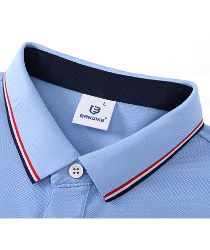 ZITY Men's Button Up Long Sleeve Polo Shirt-HD506