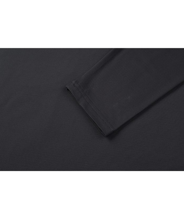 Men's Solid Color Long Sleeve Sports Polo Shirts-8850