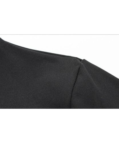 ZITY Men's Long Sleeve Round Neck Compression T-Shirt-DUMLS05951