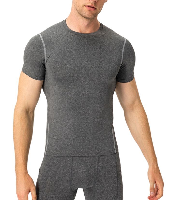 ZITY Men's Dri Fit Sports Compression T-Shirt-DUMTS05962