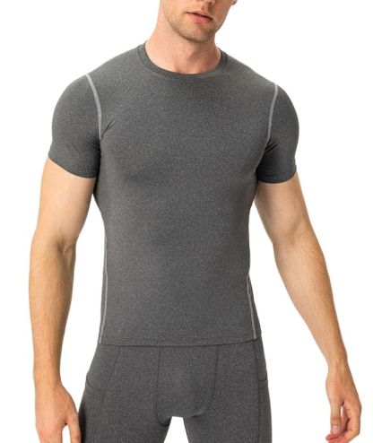 ZITY Men's Dri Fit Sports Compression T-Shirt-DUMTS05962