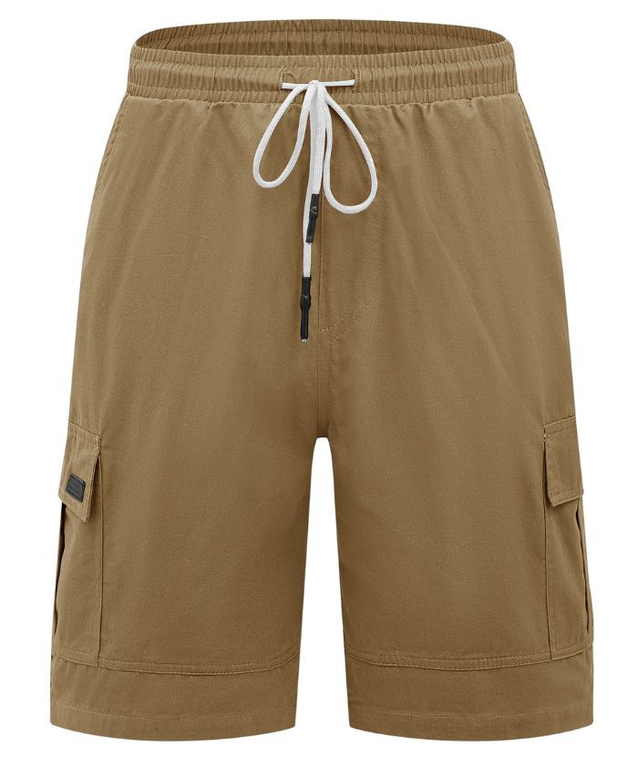 ZITY Men's Loose Fit Men's Drawstring Cargo Shorts-CEMGS05458