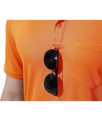 ZITY Men's Button Up Quick Dri Casual Polo Shirt-CEMPO03494