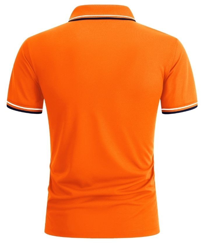 ZITY Men's Button Up Dri Fit Golf Polo Shirt-CFMPO00134