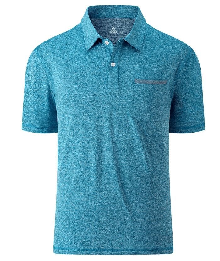 ZITY Men's Moisture Wicking Dri Fit Sports Polo Shirt-ZPK007926
