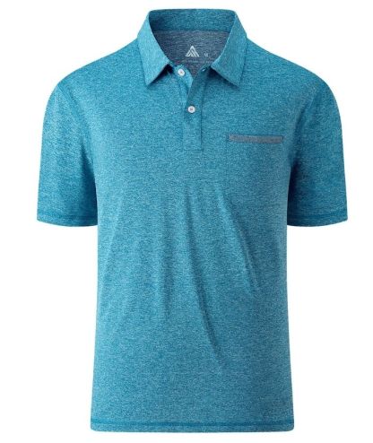 ZITY Men's Moisture Wicking Dri Fit Sports Polo Shirt-ZPK007926