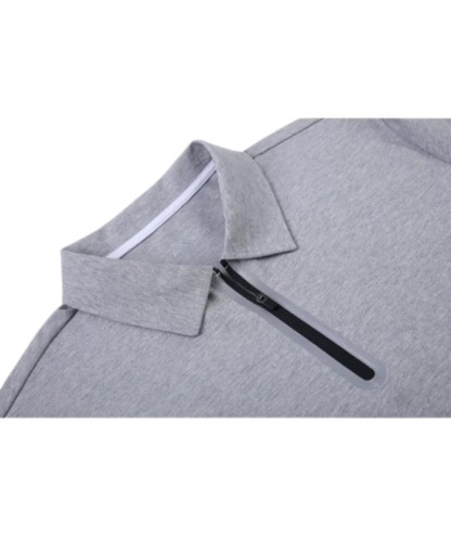 ZITY Men's Zip Up Golf Polo Short Sleeve Moisture Wicking Shirt S-3XL-ZPK007845|Zitysports