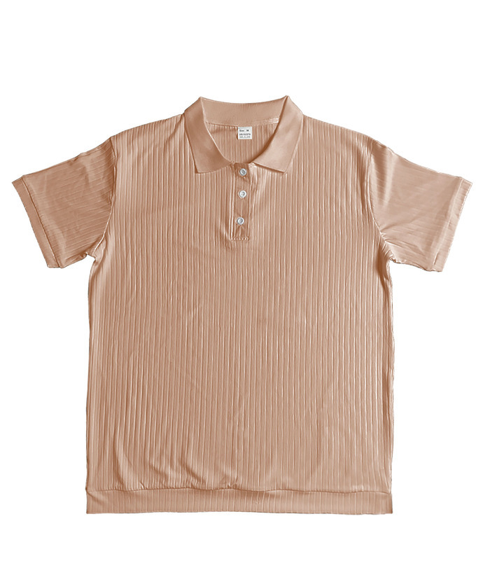 ZITY Men's Texture Casual Wrinkle Free Elasticity Short Sleeve Polo Shirt-ZPK010471 | Zitysports