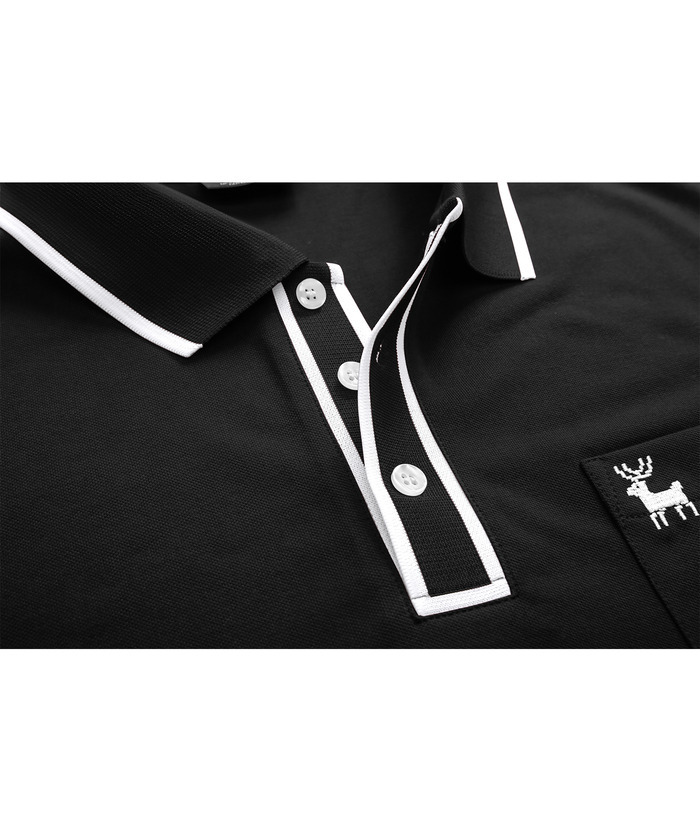 ZITY Men's Casual Slim Fit Performance Polo Shirt-CUMPO01729