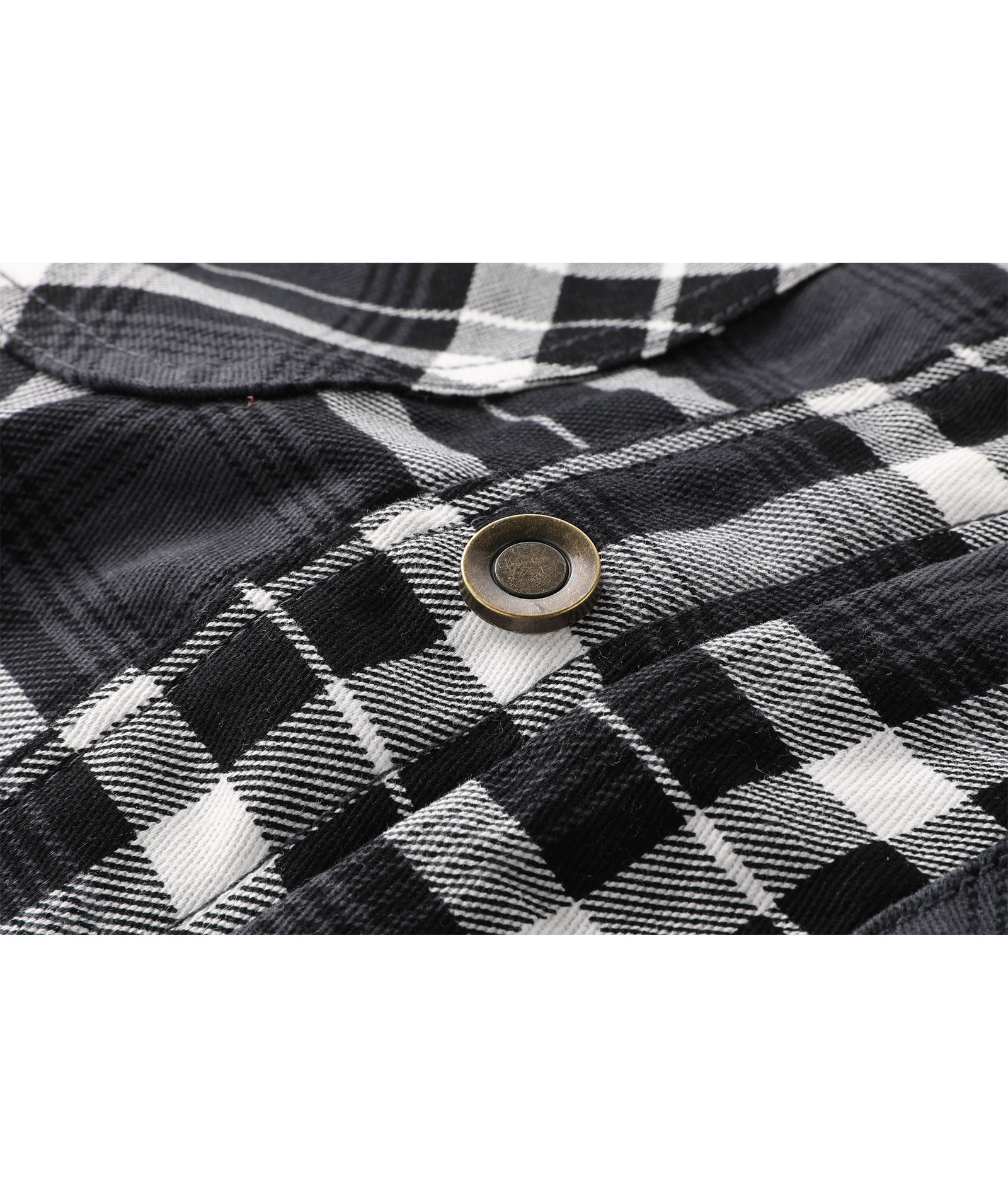 ZITY Men's Long Sleeve Hooded Plaid Fleece Hoodie-AUMPJ00587