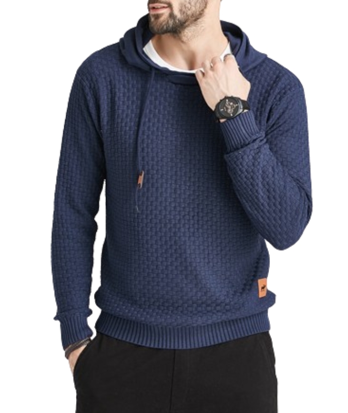 Men's Hooded Long Sleeved Pullover Fit Hoodie-DUMFH04888 | Zitysports