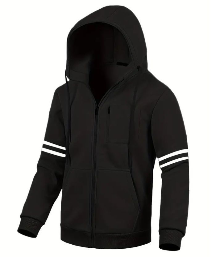 ZITY Men's Soft Fleece Fashion Zip Up Sweater Hoodie-DUMFH04956|Zitysports