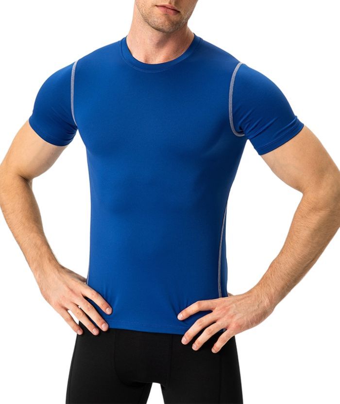ZITY Men's Dri Fit Sports Compression T-Shirt-DUMTS05962