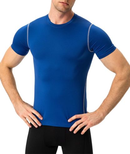 ZITY Men's Dri Fit Sports Compression T-Shirt-DUMTS05962