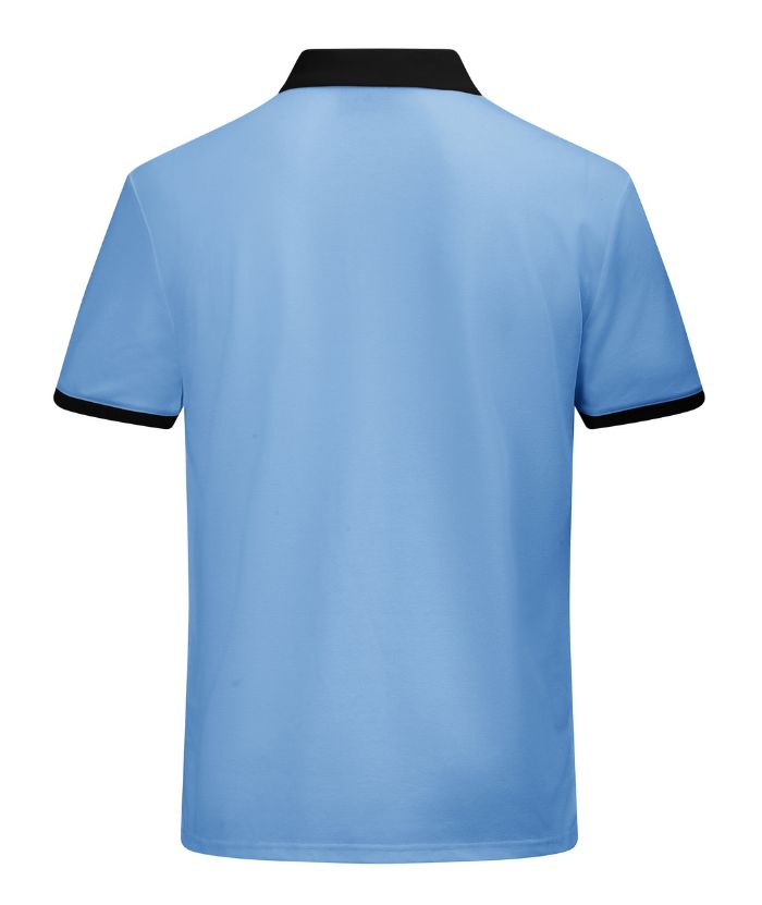 ZITY Men's Solid Color Summer Polo Shirt-CUMPO01043