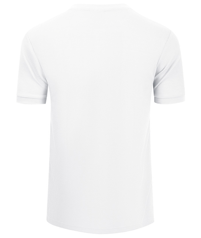 ZITY Men's Slim Fit Button Up Summer T-Shirt-CUMSS01031