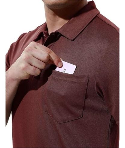 ZITY Men's Button Up Quick Dri Casual Polo Shirt-CEMPO03494