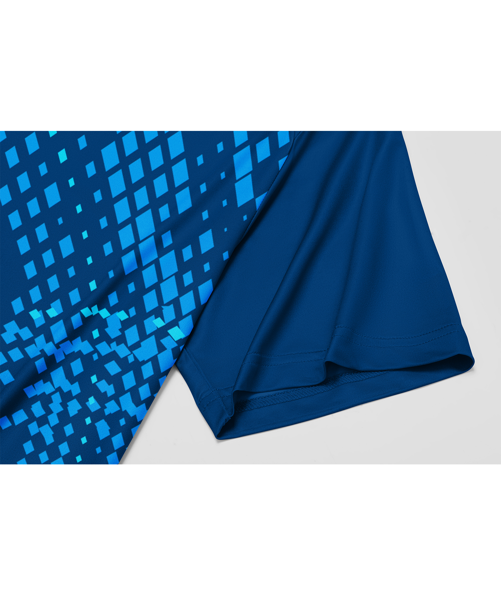 ZITY Men's Button Up Dri Fit Print Polo Shirt-CUMPO02480