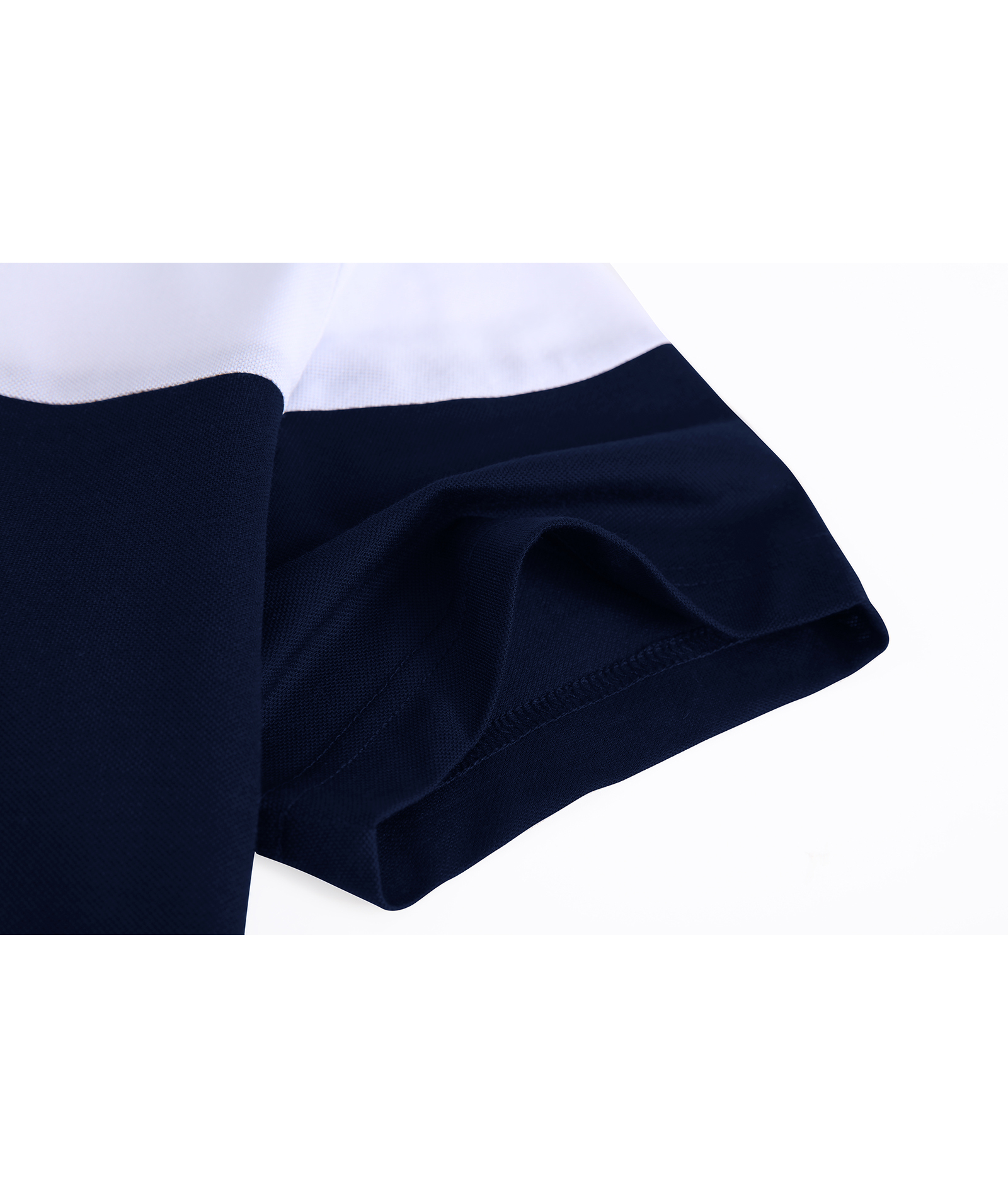 ZITY Men's Button Up Color Block Slim Fit Polo Shirt-CFMPO00104