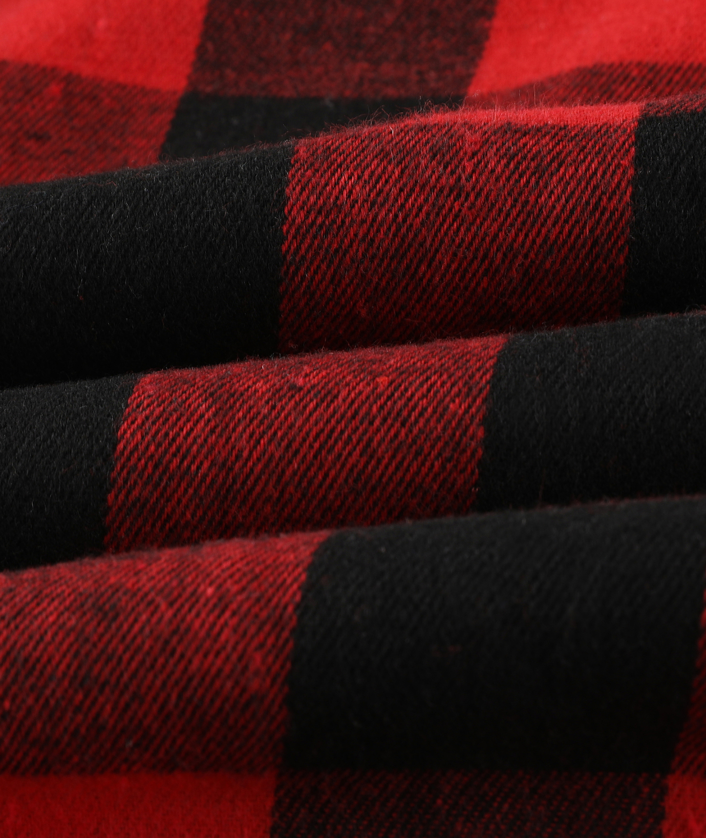 ZITY Men's Double Pockets Full Zipper Plaid Fleece Hoodie-CFMWT00002