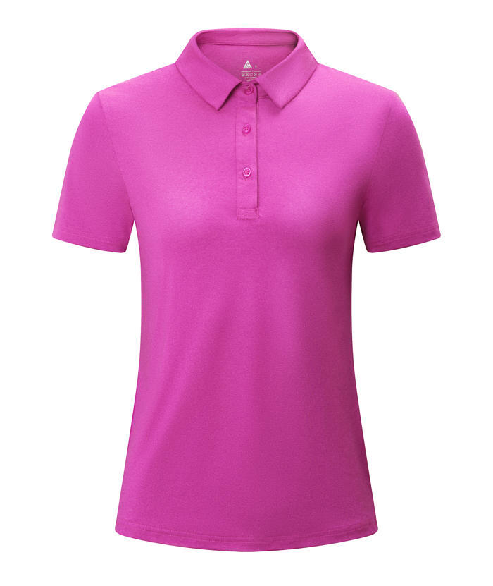 ZITY Women's Solid Color Dri Fit Golf Polo Shirt-CUWPO01308
