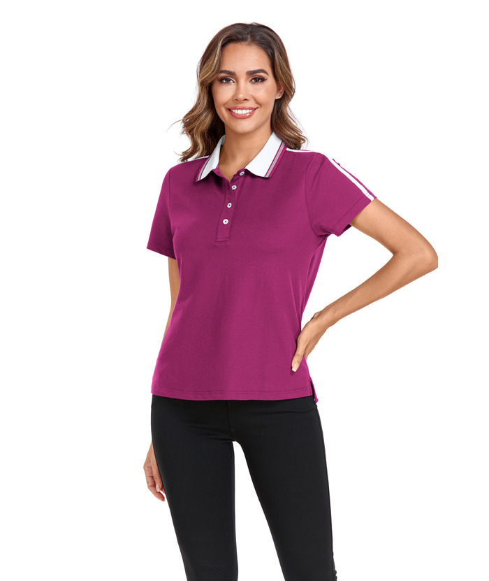 ZITY Women's Plus Size Polo Short Sleeve Quick Dry Sport Shirt-ZPK007786 | Zitysports