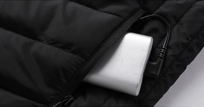 21-Zone Zip Up unisex Heated Vest-M01-4