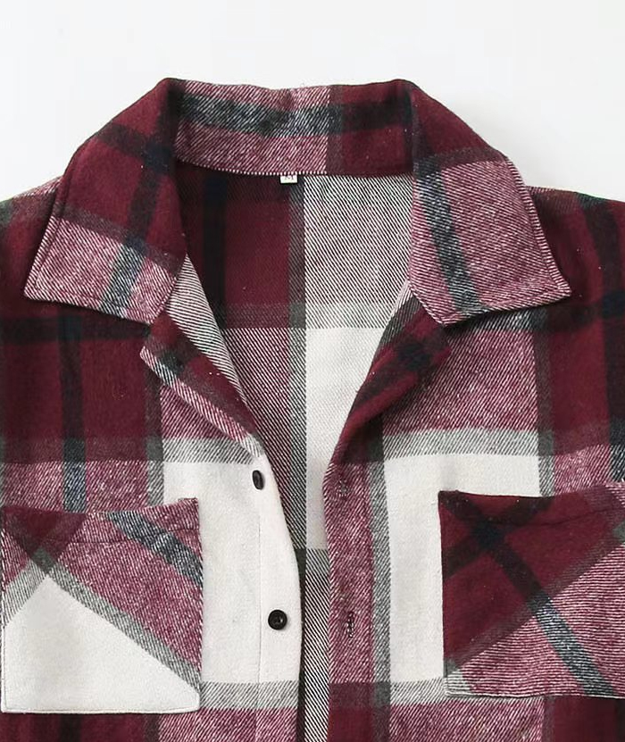 ZITY Men's Button-Up Slim Fit Plaid Flannel Shirt-DUMLT05330|Zitysports
