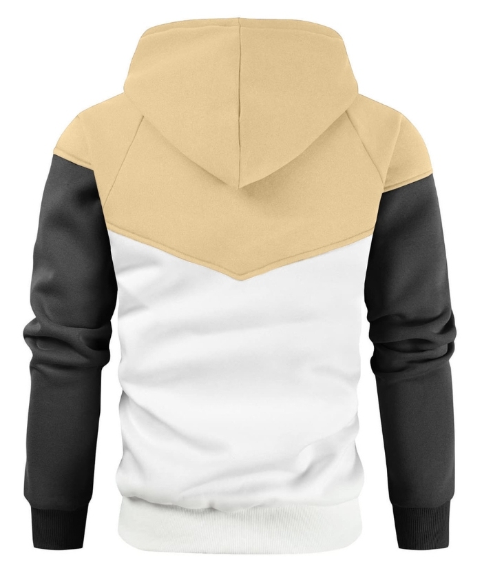 Men's Plus Size Long Sleeve Casual Pullover Hoodie-DUMFH04884 | Zitysports