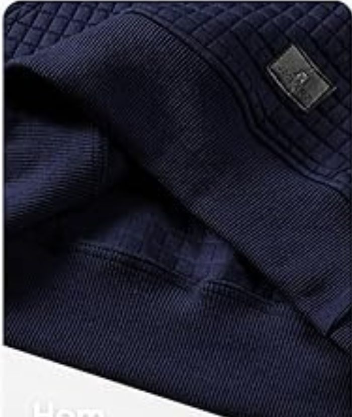 ZITY Men's Fleece Waffle Block Hoodie-DUMFH04921|Zitysports