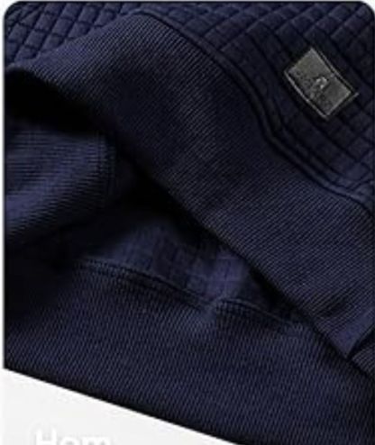 ZITY Men's Fleece Waffle Block Hoodie-DUMFH04921|Zitysports