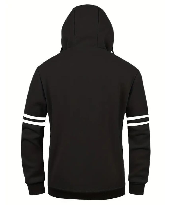 ZITY Men's Soft Fleece Fashion Zip Up Sweater Hoodie-DUMFH04956|Zitysports