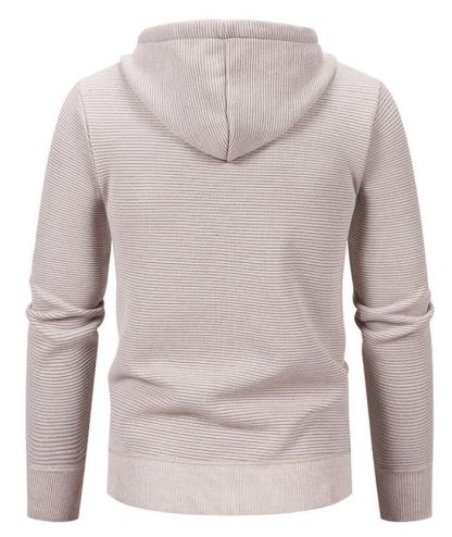 ZITY Men's Casual Warm Fleece Lined Zip Up Hooded Slim Fit Hoodie-DUMCO05038|Zitysports