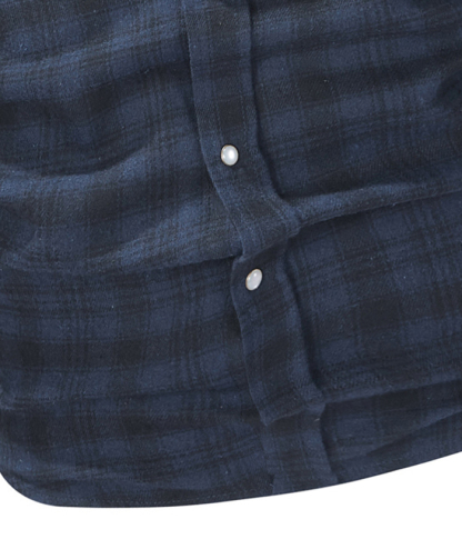 ZITY Men's Button Down Long Sleeved Plaid Flannel Shirt-DUMLT05319|Zitysports