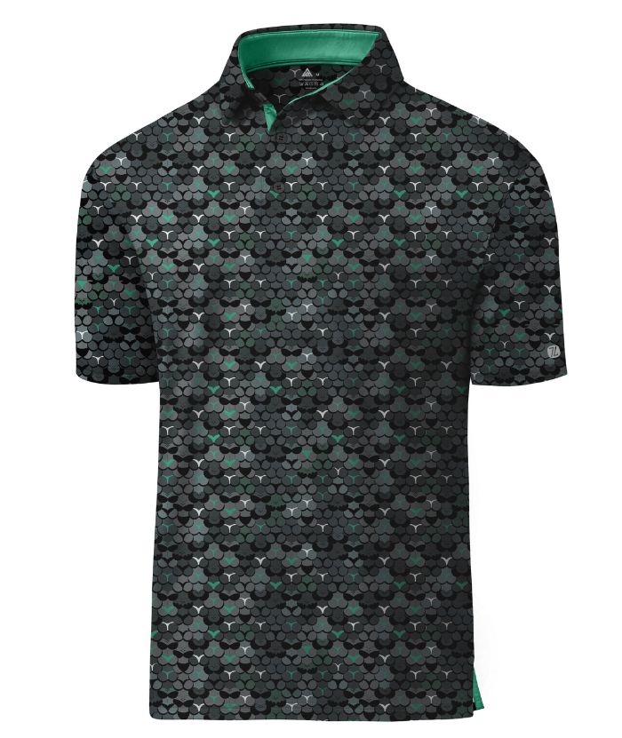 ZITY Men's 3 Button Slim Fit Polo Shirt-CUMPO05189